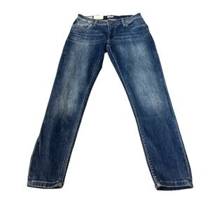 Pepe Jeans Women's Mid-Blue Straight Leg Jeans